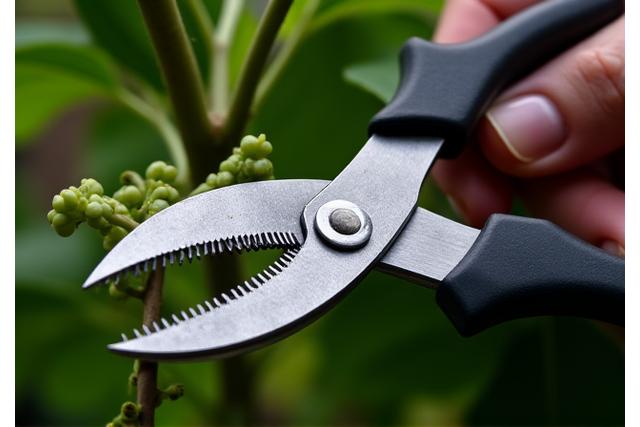 Sharp, precision garden pruners and shears